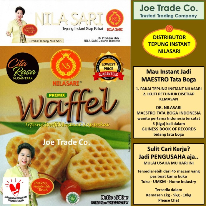 

Terlaris Bbb Tepung Waffel Instant Premix