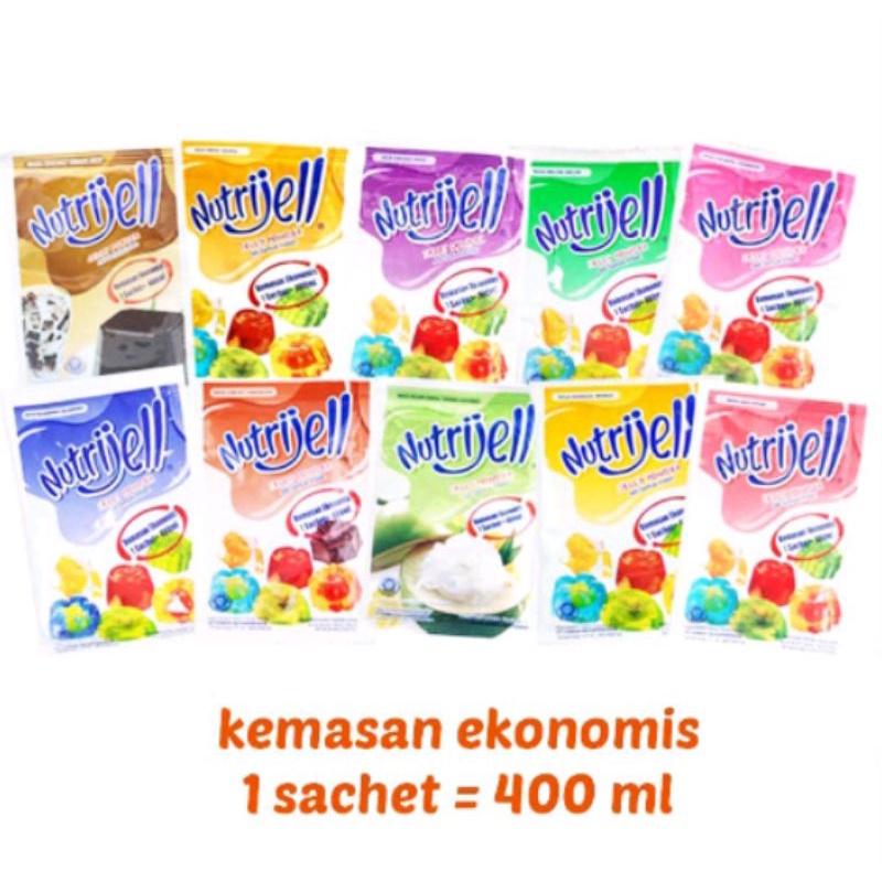 NUTRIJELL Jelly Nutrijel Powder Kemasan Ekonomis