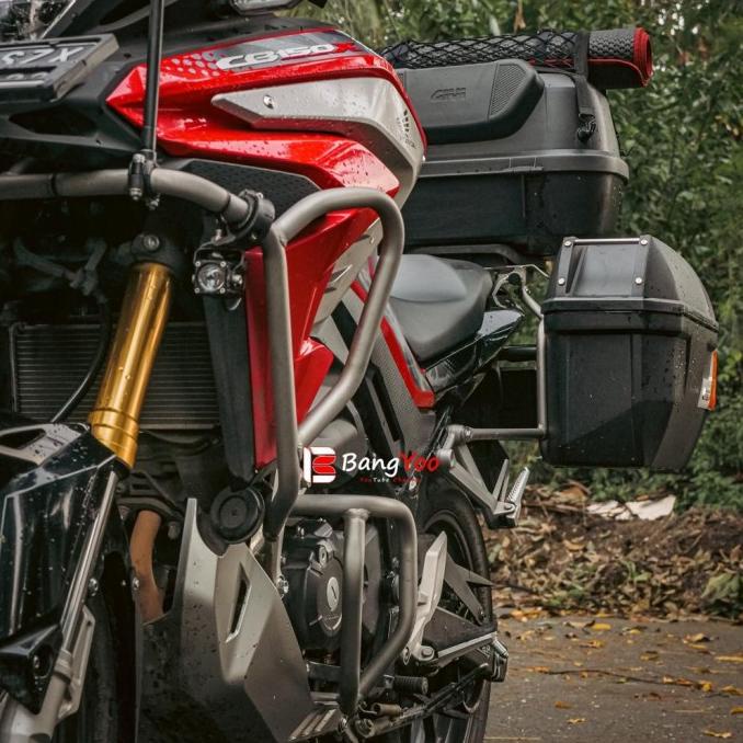 BREKET BRAKET CRASHBAR HONDA CB150X CB 150X BRAKET PELINDUNG BODI
