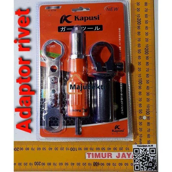 Adaptor Tang Rivet Mesin Bor - Ripet Gun Elektrik