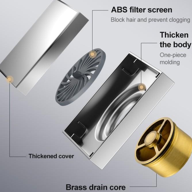 Floor Drain Stainles Anti Serangga/ Banjir/ Saringan Kamar Mandi Got