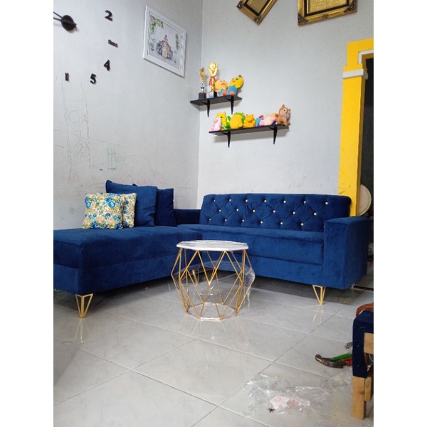 Sofa L minimalis super jumbo