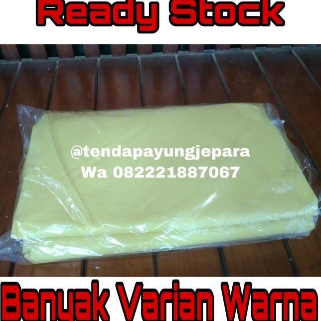 Cover Atap Kain Meja Kursi Payung Taman Outdoor Warna Kuning