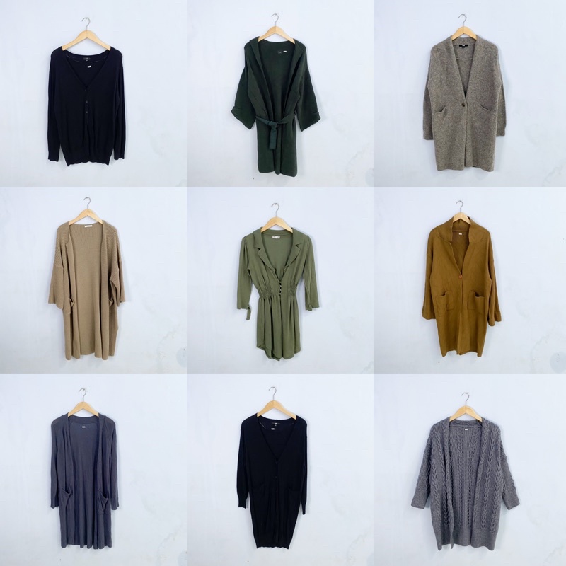 Long Cardigan Rajut