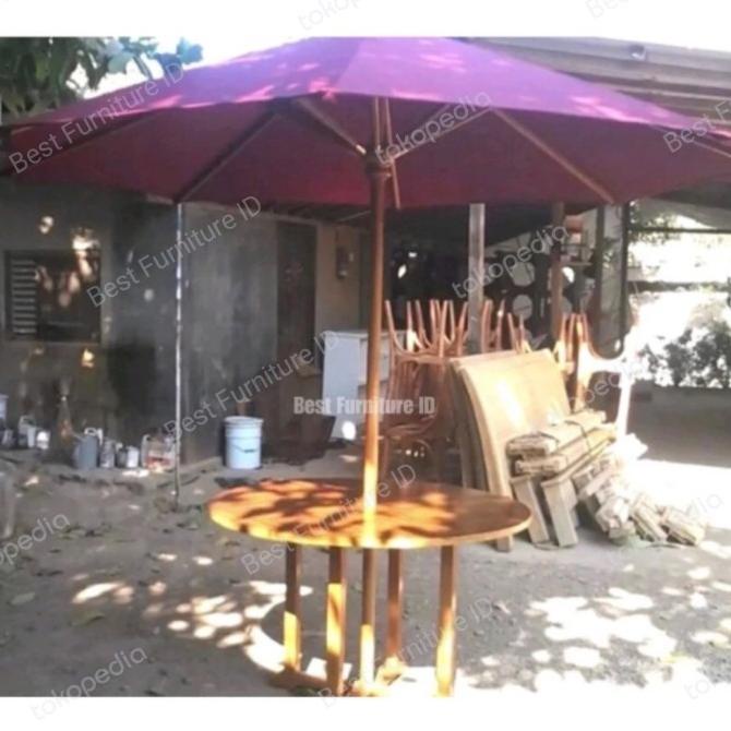 Meja Payung Taman Outdoor