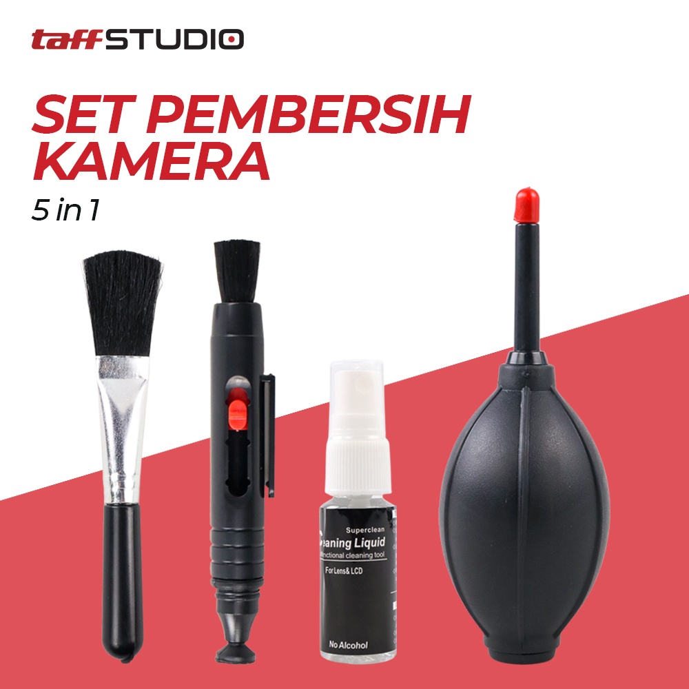 TaffSTUDIO Set Pembersih Kamera Camera Cleaning Kit 5 in 1 430978