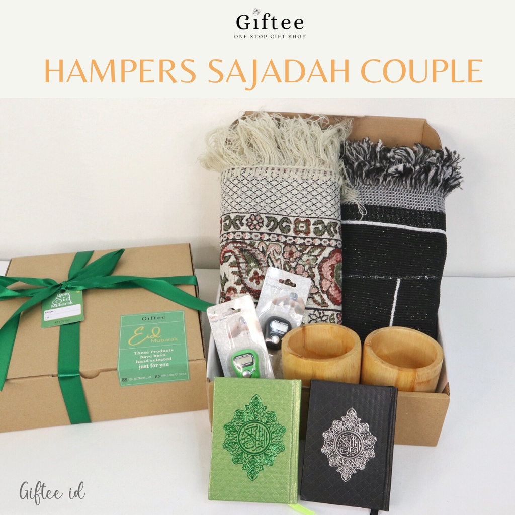 

HAMPERS SAJADAH COUPLE PREMIUM TASBIH ALQURAN SEJADAH SAJADA WANITA PRIA TEMAN TRAVEL DEWASA KADO HADIAH GIFT BOX ULTAH ULANG TAHUN BIRTHDAY NIKAH PERNIKAHAN PERKAWINAN PENGANTIN PASANGAN WEDDING ANNIVERSARY ALAT SHOLAT MUSLIM SOUVENIR