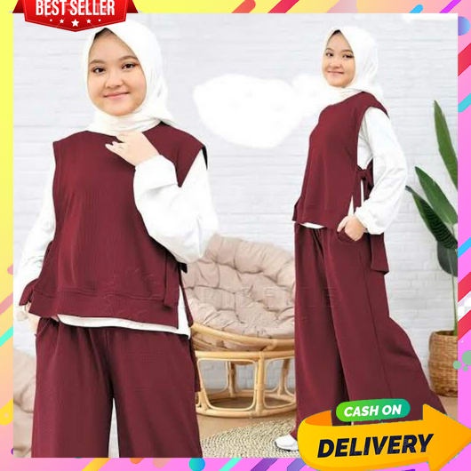 Baju Setelan Muslim Anak Perempuan Cewek 9 Tahun  5 Th 3 2 Remaja Gamis Anak2 Ya Wanita Mewah Elegan