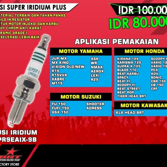 Busi Racing Brt Super Busi Iridium Racing Mx/Vixion/Nmax/Aerox/Beat