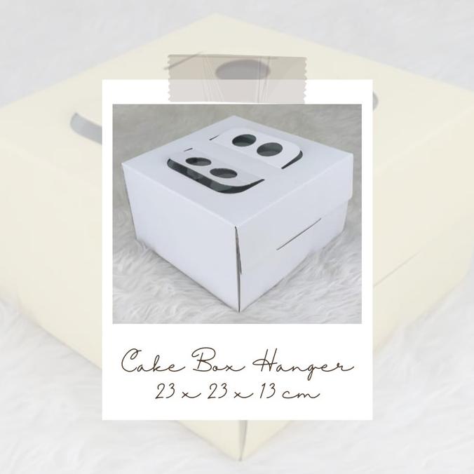 

salle Dus - Kardus - Kotak Kue - Ulang Tahun - Cake Box 23 x 23 x 13 cm