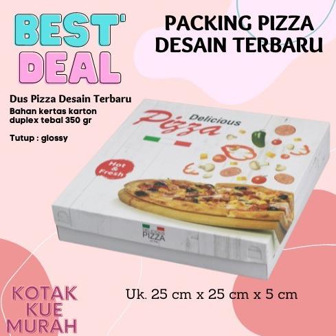 

salle Dus Kotak Pizza / Box Pizza 25x25x5 ringan tebal dan kuat