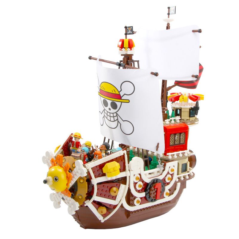 Lego One Piece Thousand Sunny Go Luffy Zorro Mainan Anak Remaja