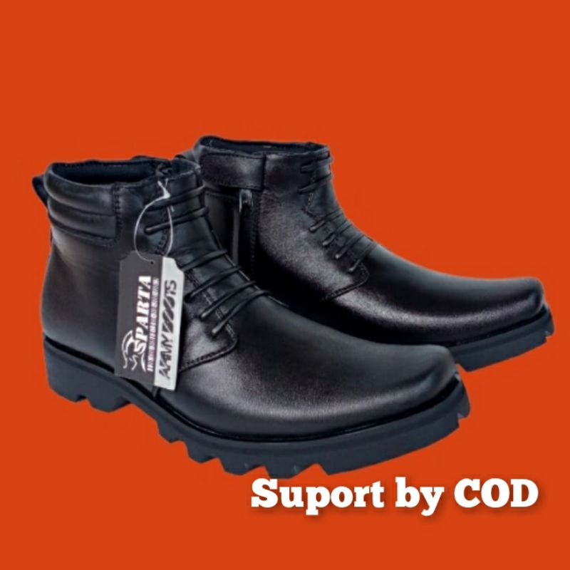 SepatuPdhTaliPalsuPendekDinasPolriPolisiTniAbriSecuritySatpamKantoran