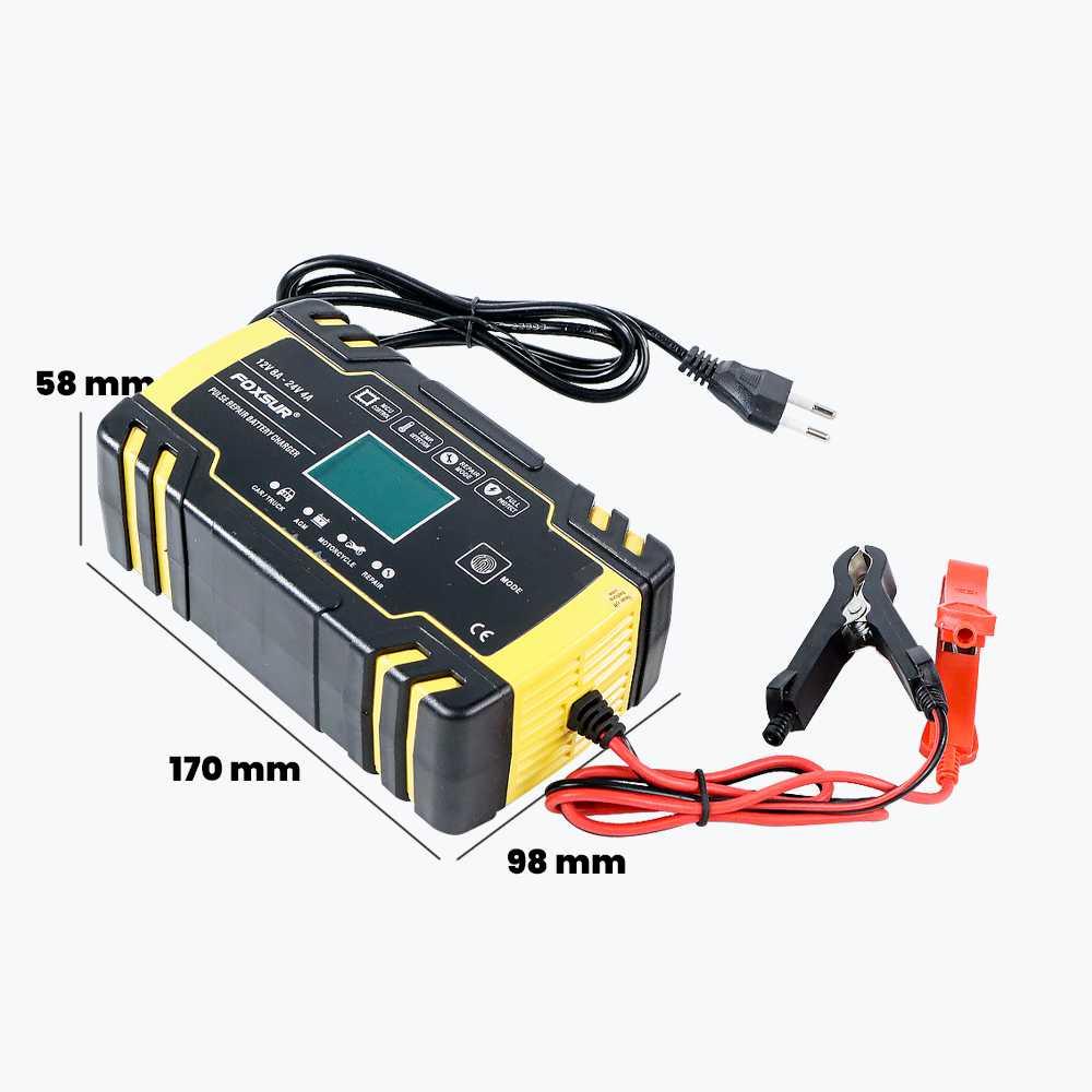 FOXSUR Charger Aki Mobil Motor 130W 12/24V 150Ah with LCD FBC122408D Perlengkapan Mobil Interior Perlengkapan Mobil Interior Mainan Anak Mobil Mobilan Bisa Dinaiki Mainan Anak Mobil Mobilan Bisa Dinaiki Charger Mobil Motor Charger Mobil Motor Charger Mobi