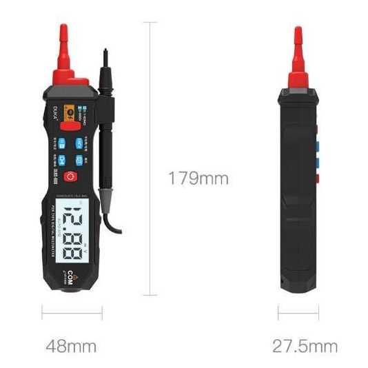 DUKA Mini Pocket Digital Multimeter AC/DC Voltage Tester DLBS-600 Scoter Listrik Scoter Listrik Volt Meter Motor Volt Meter Motor Volt Meter Digital Volt Meter Digital Volt Meter Ac Volt Meter Ac Tester Digital Multitester Tester Digital Multitester Volt