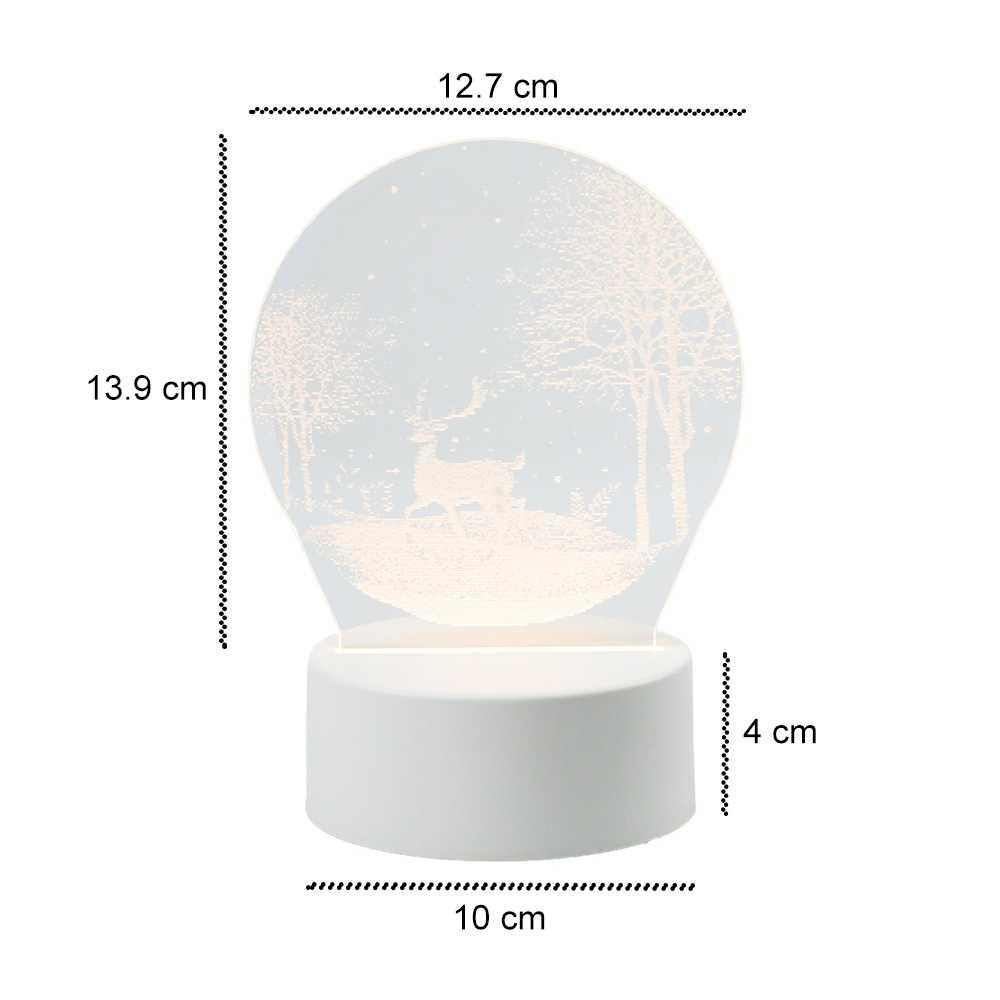 KERST Lampu Hias Akrilik 3D Snow Deer Design Warm White Z-584 Lampu Aesthetic Lampu Aesthetic Emergency Lamp Emergency Lamp Lampu Tidur Kamar Lampu Tidur Kamar Lampu Tidur Baterai Lampu Tidur Baterai Gorden Kamar Tidur Gorden Kamar Tidur Lampu Tidur Aesth