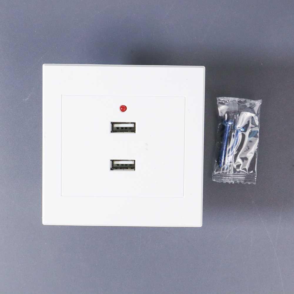 Stop Kontak Dinding 2 Port USB Wall Socket 2.1A S-USB-2