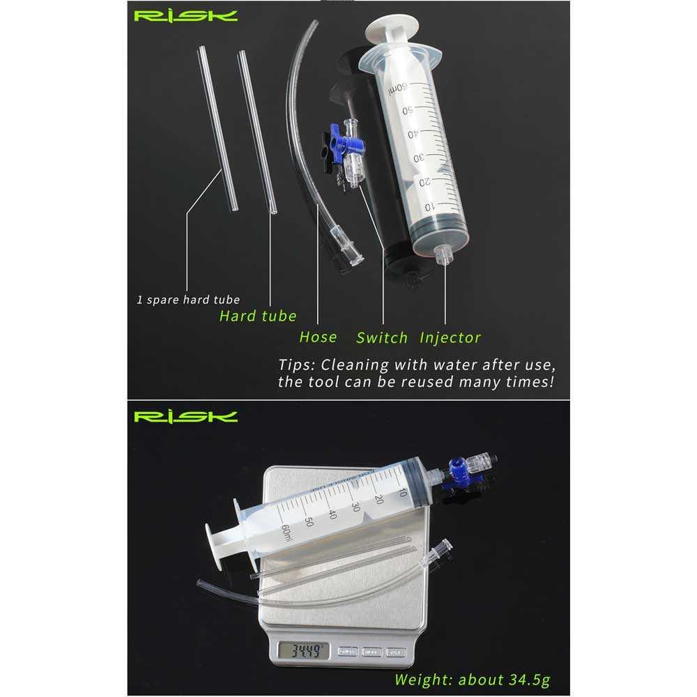 RISK Suntikan Cairan Ban Tubeless Sealant Injection Tool - RL225