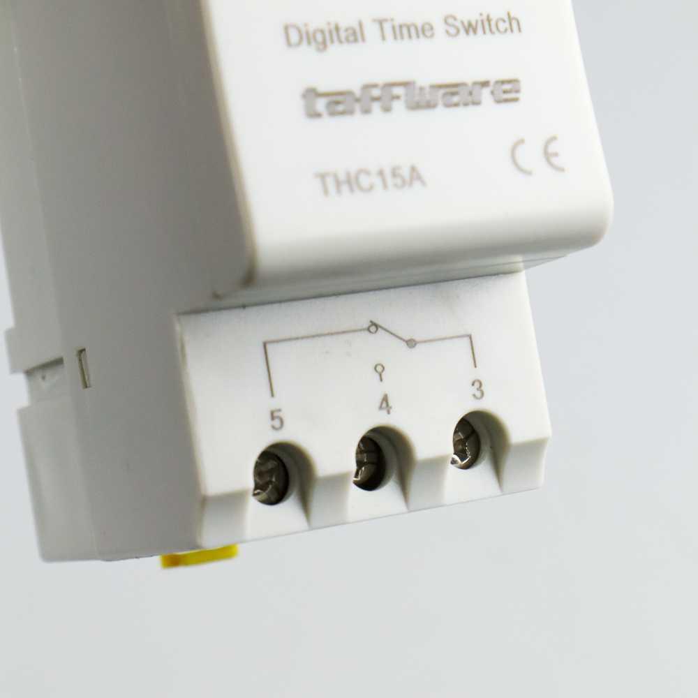 Taffware MCB Timer Programmable Switch Relay 16A 220V 2000W - THC15A