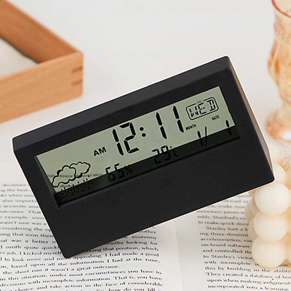 Jam Alarm Meja Digital Thermometer Hygrometer Station YQ688E Jam Digital Led Jam Led Watch Jam Kamar Aesthetic Jam Digital Masjid Jam Unik Jam Aesthetic Digital Jam Kamar Digital Jam Digital 3D Jam Digital Mini Jam Duduk Meja Jam Digital