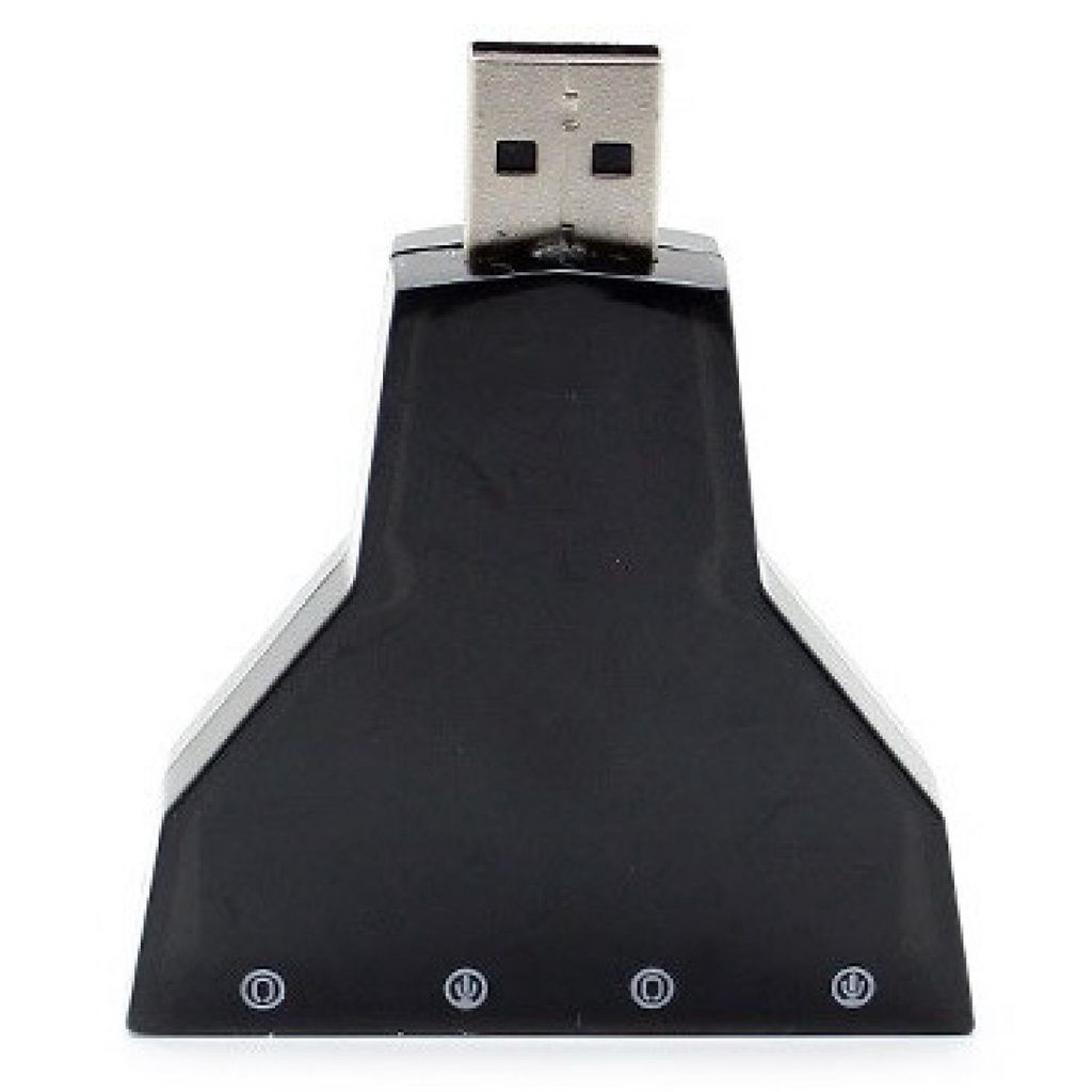 USB 2.0 to Virtual 7.1 Channel Audio Sound Card Adapter with China Chipset - PD-560