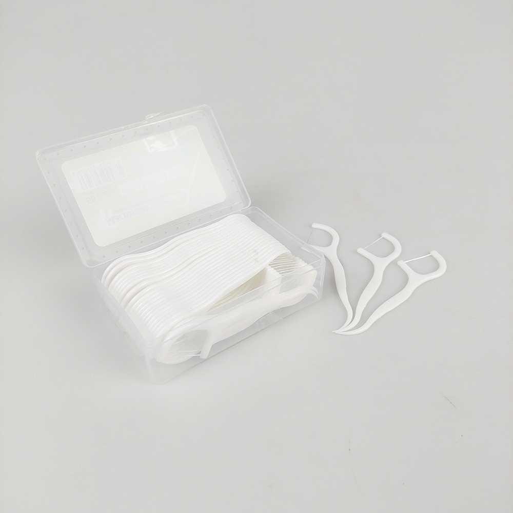 TaffOmicron Dental Floss Benang Gigi Toothpicks 50 PCS - LMT-558