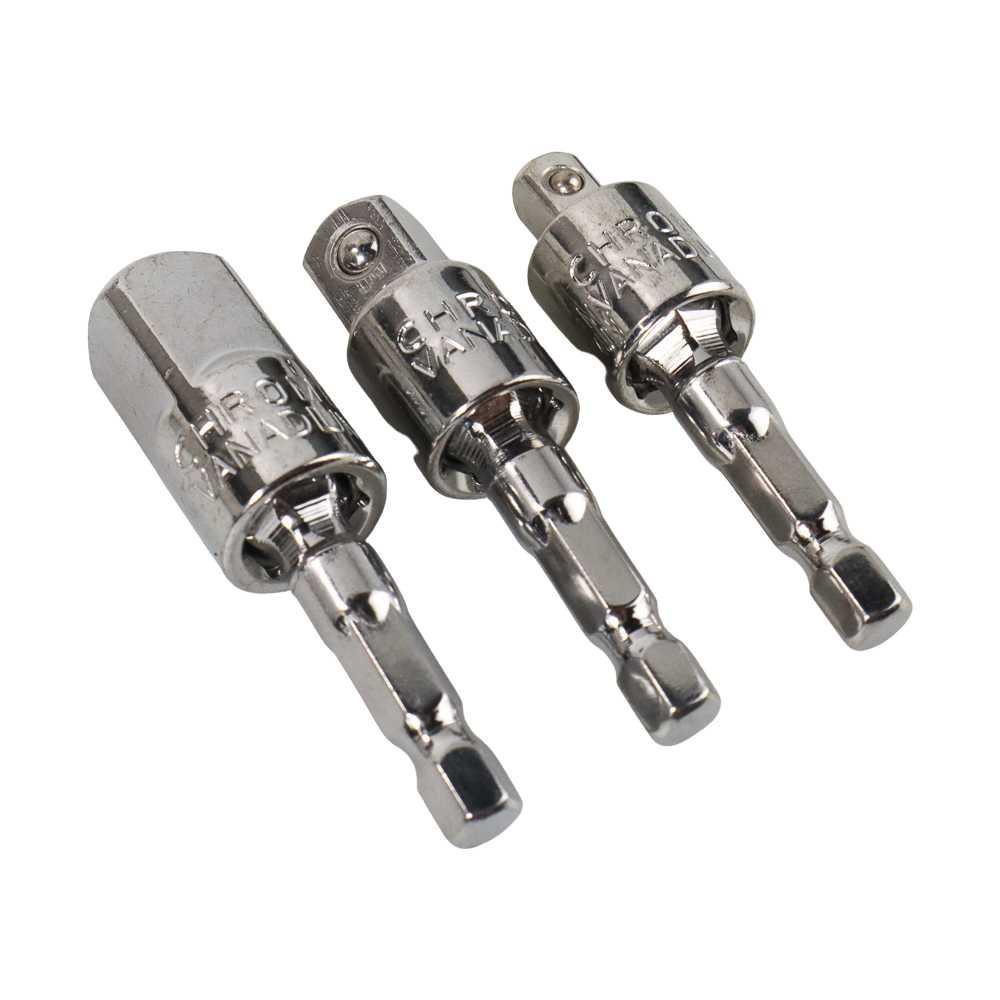 Tuosen Mata Bor Elektrik Adapter Extension Bits Hex 1/4 3/8 1/2 3 PCS Mata Bor Bor Mini Mata Bor Besi Mata Bor Kayu Mata Bor Beton Mata Bor Set Mata Bor Tuner Bor Beton Bor Tuner Tuner Mata Bor Pagoda Mata Bor Nachi Mata Bor Mini Kepala Bor