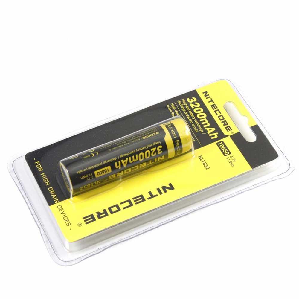 NITECORE 18650 Baterai Li-ion 3200mAh 3.7V NL1832 Baterai Tamiya Usb Mobil Remote Batre 18650 Baterai Aa Baterai Aaa Baterai Aa Rechargeable Baterai Cas Cas Charger Baterai Baterai 18650 Baterai 18560 Batrai 18650 Abc Batrai Cas Vrk Baterai Aa Charger