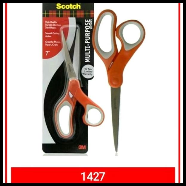 

TERMURAH 3M SCOTCH 1427 GUNTING PEMOTONG KERTAS SCISSOR UK 7 INCH !!!!!!