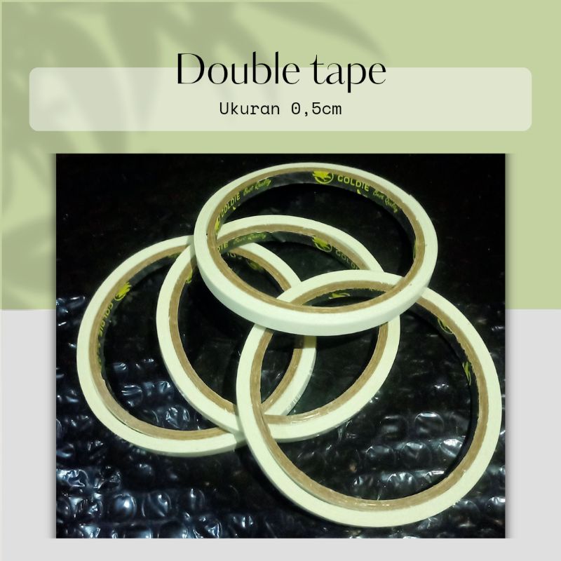 

double tape / dobel tip / perekat bolak balik / dobel tape