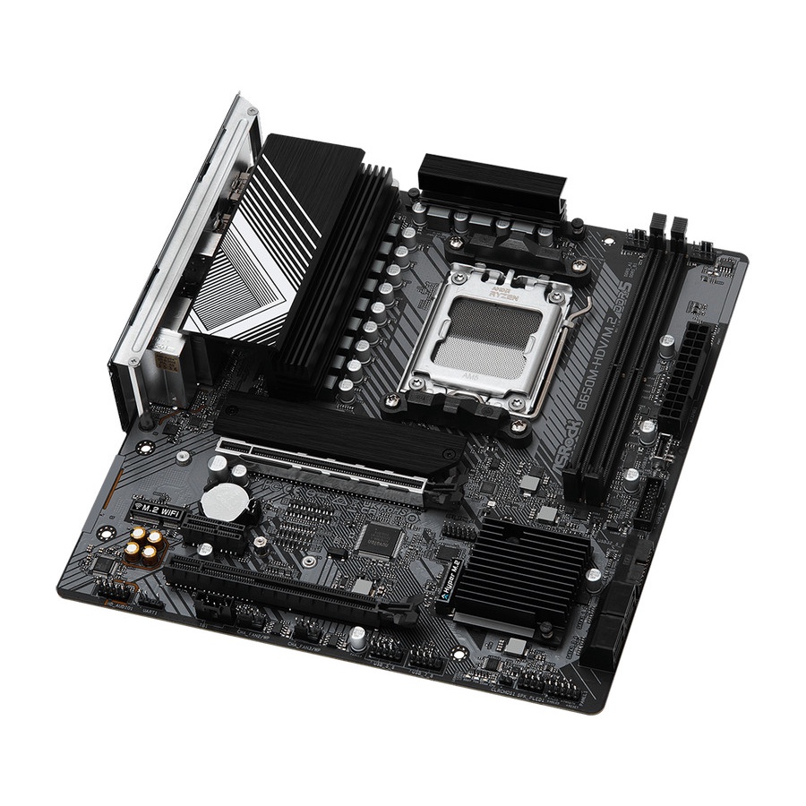 ASRock B650M-HDV/M.2 (AM5, AMD B650, DDR5, USB3.2 Type-C, SATA3)