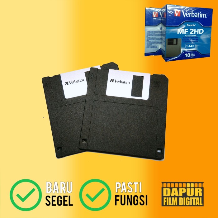 Disket Disket Verbatim Mf 2Hd 1.44Mb Floppy Disk
