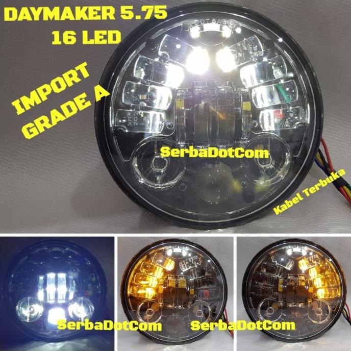 Daymaker Predator 5.75 inchi 16 LED DOT SAE
