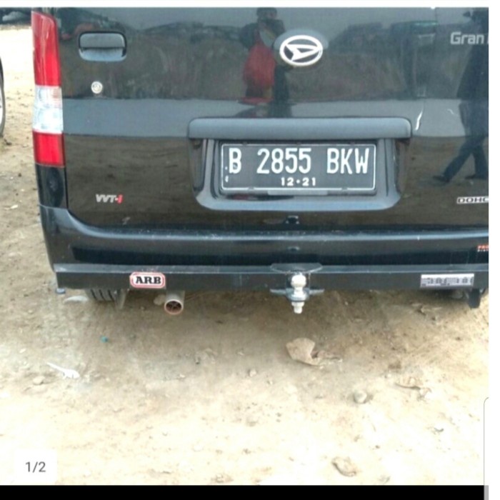 towing bar bumper belakang besi arb mobil grand max