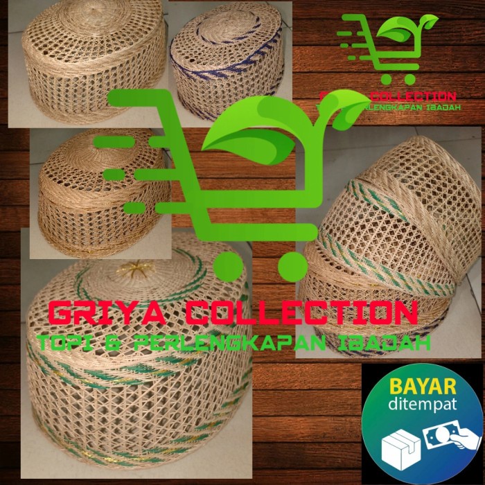 PECI ROTAN / PECI GUSDUR / PECI ANYAMAN / PECI ACEH / KOPIAH RAJUT - Randm, random (S7S6) Peci Imama