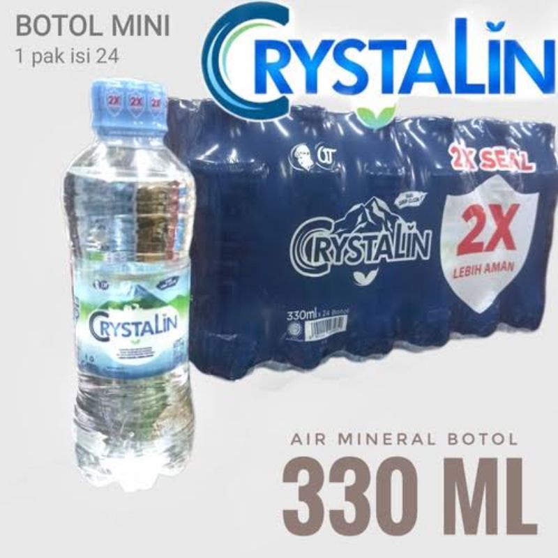 

Crystalin Crystalline Botol 330ml 1 dus isi 24 botol