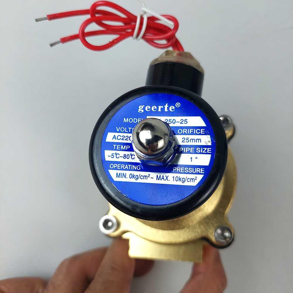 Geerte Electric Solenoid Water Valve 220V 1 Inch DN25 2W-250-25 Lampu Taman Lampu Outdoor Lampu Taman Lampu Outdoor Rumah Aquascape Rumah Aquascape Perkakas Tukang Kayu Perkakas Tukang Kayu Alat Aquascape Alat Aquascape Lampu Taman Dinding Lampu Taman Din