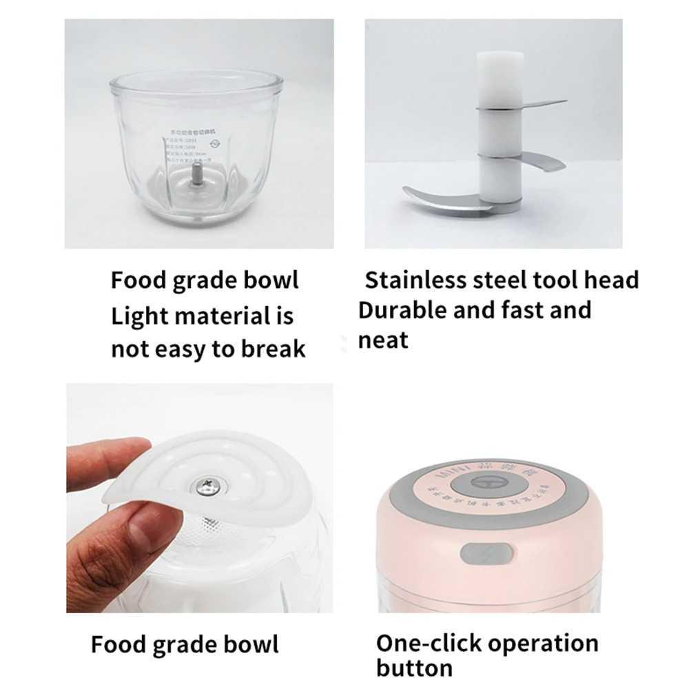 Blender Portable Food Chopper Mini Elektrik Garlic Masher SR01 Blender Portable Blender Mini Blender Bumbu Bumbu Dapur Blender Mini Portable Blander Portable Blender Manual Blender Bumbu Dapur Blender Portabel Blender Bumbu Mini Penghalus Bumbu Belender B