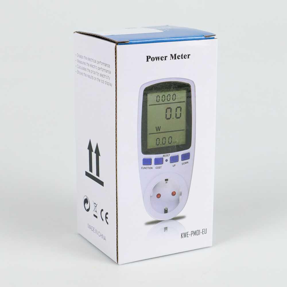 Taffware kWh Meter Pengukur Biaya Lisrik Rumah Multifungsi - KWE-PM01