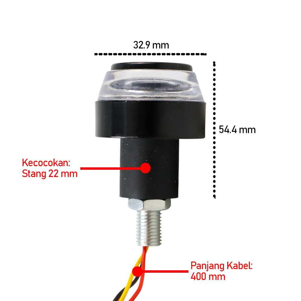 MALUOKASA Lampu Sein Stang Motor LED Turn Signal Yellow Light 2PCS SL-080 Lampu Philips Lampu Philips Sarung Motor Vario Sarung Motor Vario Lampu Motor Ac Lampu Motor Ac Sepeda Custom Sepeda Custom Stoplamp Motor Custom Stoplamp Motor Custom Sepeda Beat S