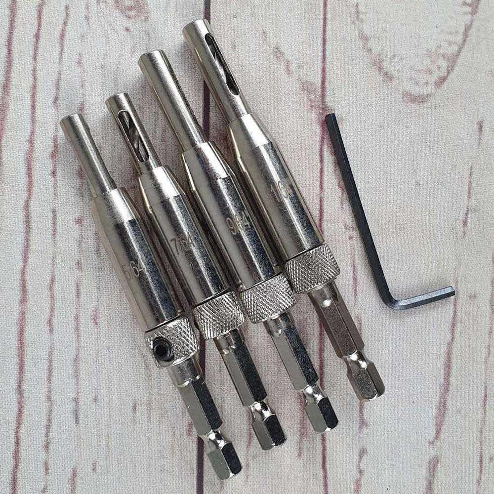 Zimir Mata Bor Hinge Hole Opener Self Centering Drill Bit 4PCS - ZM-21 Mata Bor Bor Mini Mata Bor Besi Mata Bor Kayu Mata Bor Beton Mata Bor Set Mata Bor Tuner Bor Beton Bor Tuner Tuner Mata Bor Pagoda Mata Bor Nachi Mata Bor Mini Kepala Bor