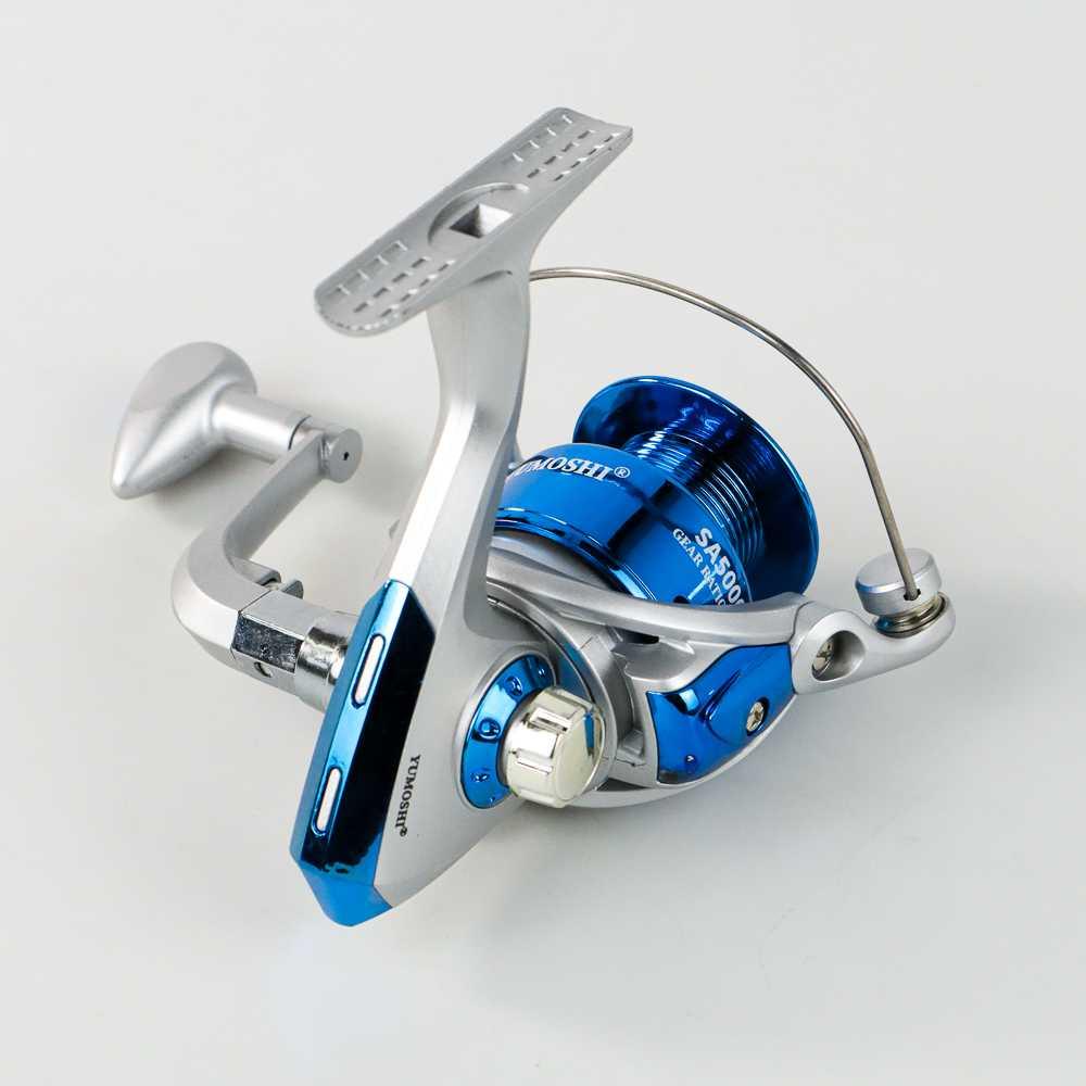 YUMOSHI Reel Pancing Spinning Fishing Reel 5.5:1 Gear Ratio Pancing Reel Power Handle Ril Pancing Reel Pancing Power Handle Pancing Casting Rell Pancing Power Handle Casting Reel Pancing Mini Reel Casting Reel Baitcasting Real Pancing Power Handle Rell