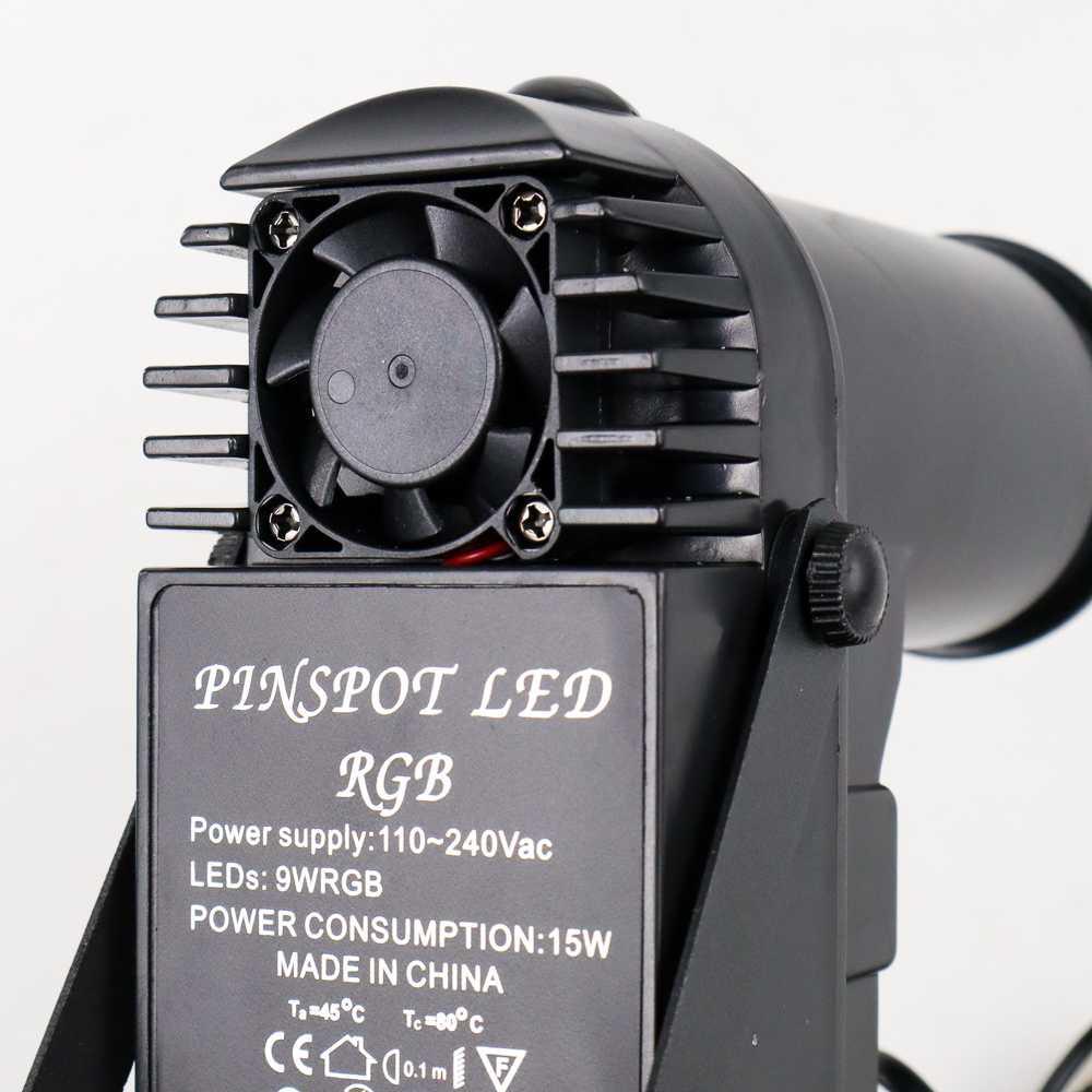 PINSPOT Lampu Sorot Panggung RGB LED Spotlight Party 9W- 9WRGB