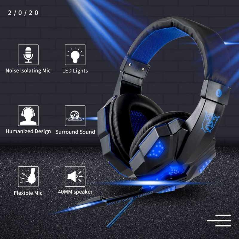 SOYTO Gaming Headphone Headset Super Bass LED with Mic Y830MV