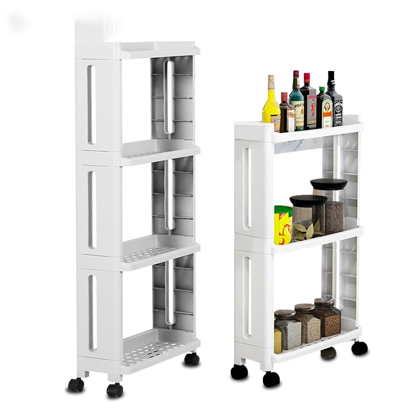 Gu7 Bnbs Rak Laci Tingkat Dapur Kitchen Storage Rack 3 Bn-2713 / Bn-2714 Gray Or-i