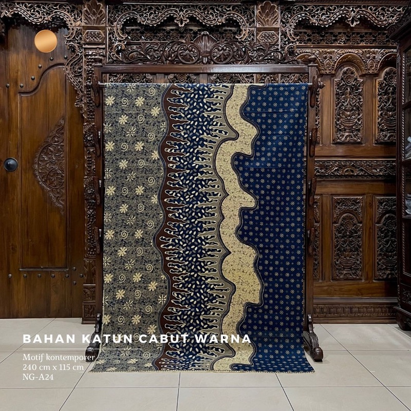 Kain Batik Katun Cabut Warna 240 x 115 - NG-A24 - Nusa Indah Batik