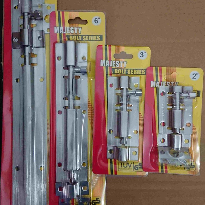 Terlaris Grendel Pintu Stainless 12" Inch/Selot Pintu/Grendel Panjang 12 Inchi