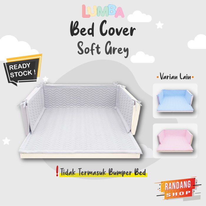 Terlaris Bedcover Lumba Playmat Bumper Bed (Baby Blue)