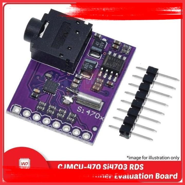 (EASY) CJMCU-470 SI4703 RDS FM RADIO TUNER EVALUATION BREAKOUT MODULE