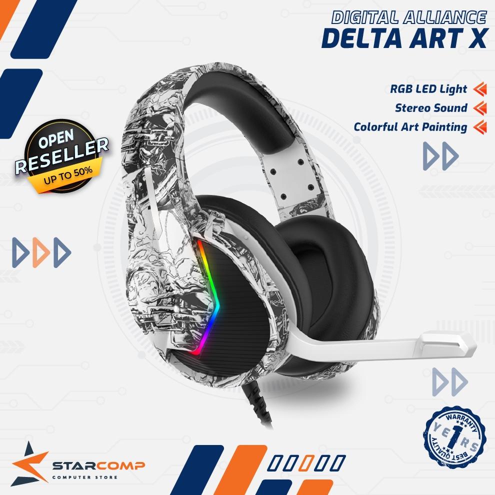 Headset Digital Alliance Delta Art X Virtual Surround Sound 7.1 Gaming